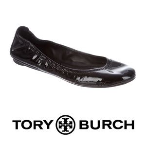 Tory Burch Eddie Ballet soft Naplak shoes.